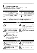 Preview for 2 page of Toshiba TCB-SC643TLE Installation Manual