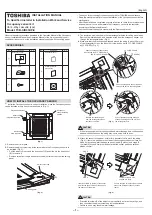 Toshiba TCB-SIR33UP-E Installation Manual предпросмотр