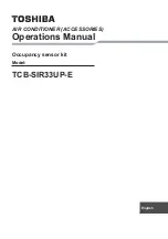 Toshiba TCB-SIR33UP-E Operation Manual предпросмотр