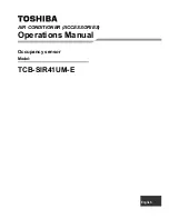 Toshiba TCB-SIR41UM-E Operation Manual предпросмотр