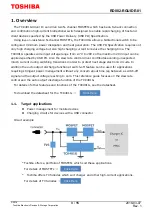 Preview for 3 page of Toshiba TCK401G Reference Manual