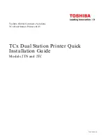 Toshiba TCx 2tc Quick Installation Manual preview