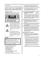 Preview for 2 page of Toshiba TD-U852 User Manual