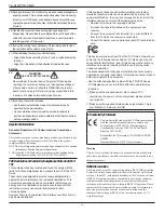 Preview for 4 page of Toshiba TD-X552M User Manual