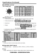 Preview for 20 page of Toshiba TDP-D1 Owner'S Manual