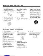 Preview for 6 page of Toshiba TDP-D1 Service Manual