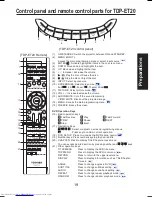 Preview for 19 page of Toshiba TDP-ET10 Owner'S Manual