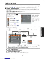 Preview for 41 page of Toshiba TDP-ET10 Owner'S Manual