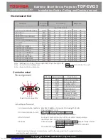 Preview for 6 page of Toshiba TDP-EW25 Installation Manual