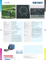 Preview for 2 page of Toshiba TDP-EW25 Specifications