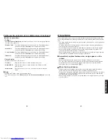 Preview for 43 page of Toshiba TDP-EX20 Owner'S Manual