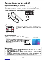 Preview for 26 page of Toshiba TDP-F10 Owner'S Manual