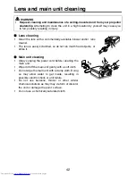 Preview for 42 page of Toshiba TDP-F10 Owner'S Manual