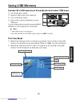 Preview for 29 page of Toshiba TDP-FF1A Owner'S Manual