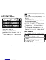 Preview for 17 page of Toshiba TDP-MT400 Owner'S Manual