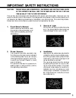 Preview for 3 page of Toshiba TDP-MT500 Owner'S Manual