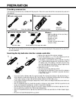 Preview for 11 page of Toshiba TDP-MT500 Owner'S Manual