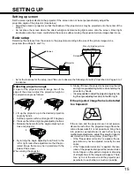 Preview for 15 page of Toshiba TDP-MT500 Owner'S Manual