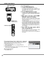 Preview for 22 page of Toshiba TDP-MT500 Owner'S Manual