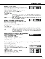 Preview for 31 page of Toshiba TDP-MT500 Owner'S Manual