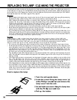 Preview for 34 page of Toshiba TDP-MT500 Owner'S Manual