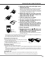 Preview for 35 page of Toshiba TDP-MT500 Owner'S Manual