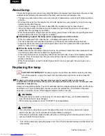 Предварительный просмотр 31 страницы Toshiba TDP-MT700 Owner'S Manual