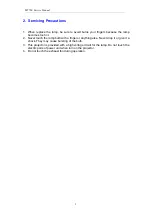 Предварительный просмотр 4 страницы Toshiba TDP-MT700 Service Manual