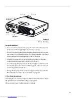 Preview for 8 page of Toshiba TDP-P4 User Manual