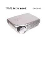 Toshiba TDP-P5 Service Manual preview