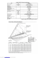 Toshiba TDP-P7 Product Specifications preview