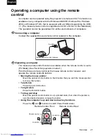 Preview for 21 page of Toshiba TDP-P75 Owner'S Manual