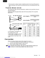 Preview for 23 page of Toshiba TDP-P75 Owner'S Manual