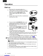 Preview for 26 page of Toshiba TDP-P75 Owner'S Manual