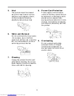 Preview for 4 page of Toshiba TDP-P8 User Manual