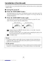 Preview for 24 page of Toshiba TDP-P8 User Manual