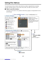 Preview for 28 page of Toshiba TDP-P8 User Manual