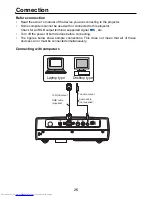 Предварительный просмотр 26 страницы Toshiba TDP-PX10 Owner'S Manual