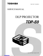 Toshiba TDP-S9 Service Manual preview