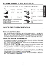 Preview for 9 page of Toshiba TDP-SP1 Owner'S Manual