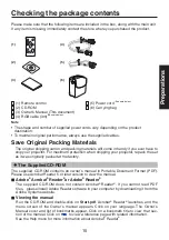 Preview for 15 page of Toshiba TDP-SP1 Owner'S Manual