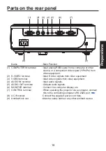 Preview for 19 page of Toshiba TDP-SP1 Owner'S Manual