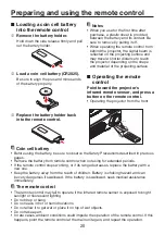 Preview for 20 page of Toshiba TDP-SP1 Owner'S Manual