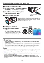 Preview for 24 page of Toshiba TDP-SP1 Owner'S Manual