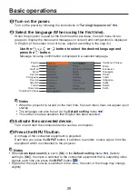 Preview for 26 page of Toshiba TDP-SP1 Owner'S Manual