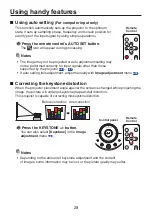 Preview for 28 page of Toshiba TDP-SP1 Owner'S Manual