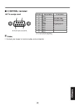 Preview for 45 page of Toshiba TDP-SP1 Owner'S Manual