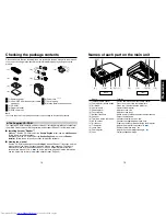 Preview for 8 page of Toshiba TDP-T100 Owner'S Manual