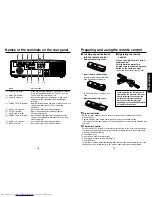 Preview for 10 page of Toshiba TDP-T100 Owner'S Manual