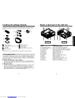 Preview for 8 page of Toshiba TDP-T355 Owner'S Manual